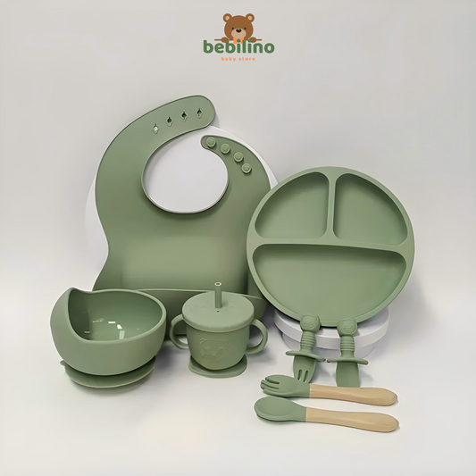 SILIKONSKI SET ZA HRANJENJE