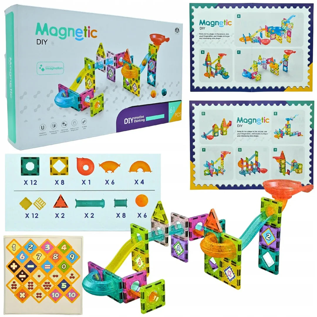 MAGNETE PLOCICE 61-DIJELNI SET