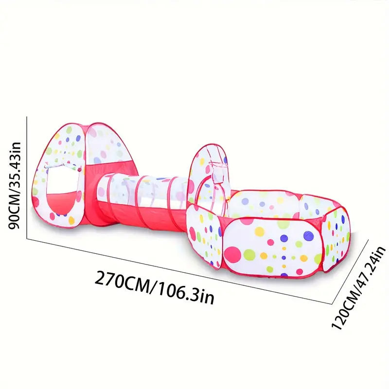 ŠATOR S TUNELOM I BAZENOM ZA LOPTICE