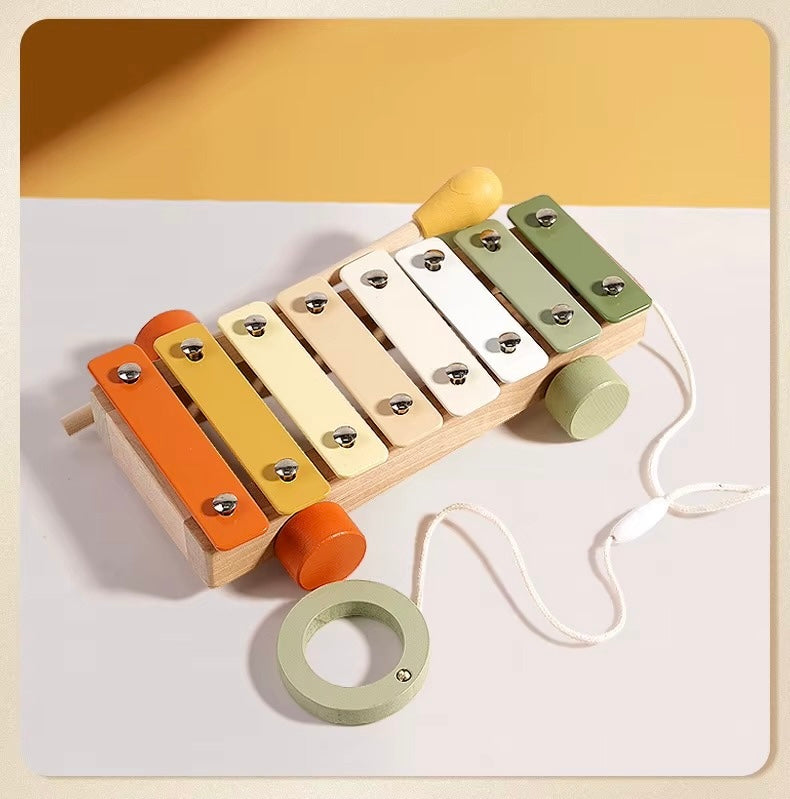 DRVENI MUZICKI 7-DJELNI SET