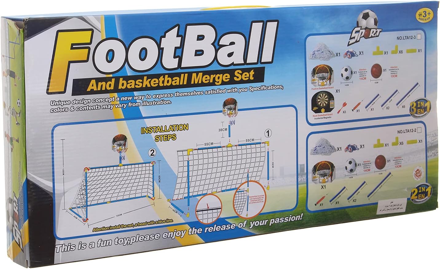 FUDBALSKI I KOŠARKAŠKI SET 2u1