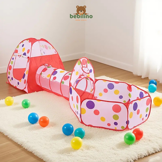 ŠATOR S TUNELOM I BAZENOM ZA LOPTICE