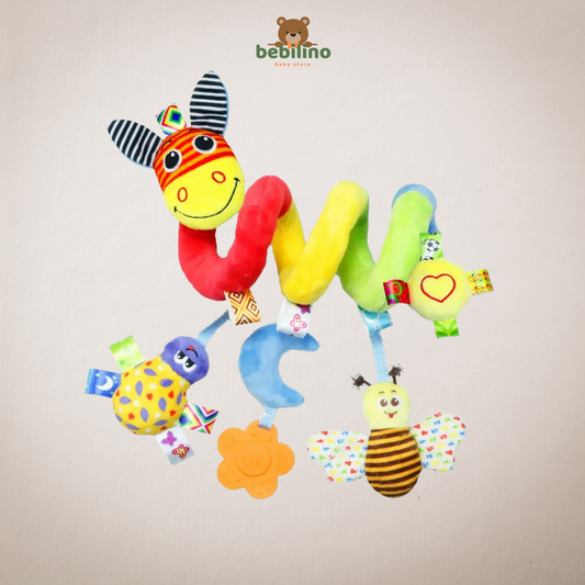 ŠARENA SPIRALNA IGRAČKA ZA BEBE