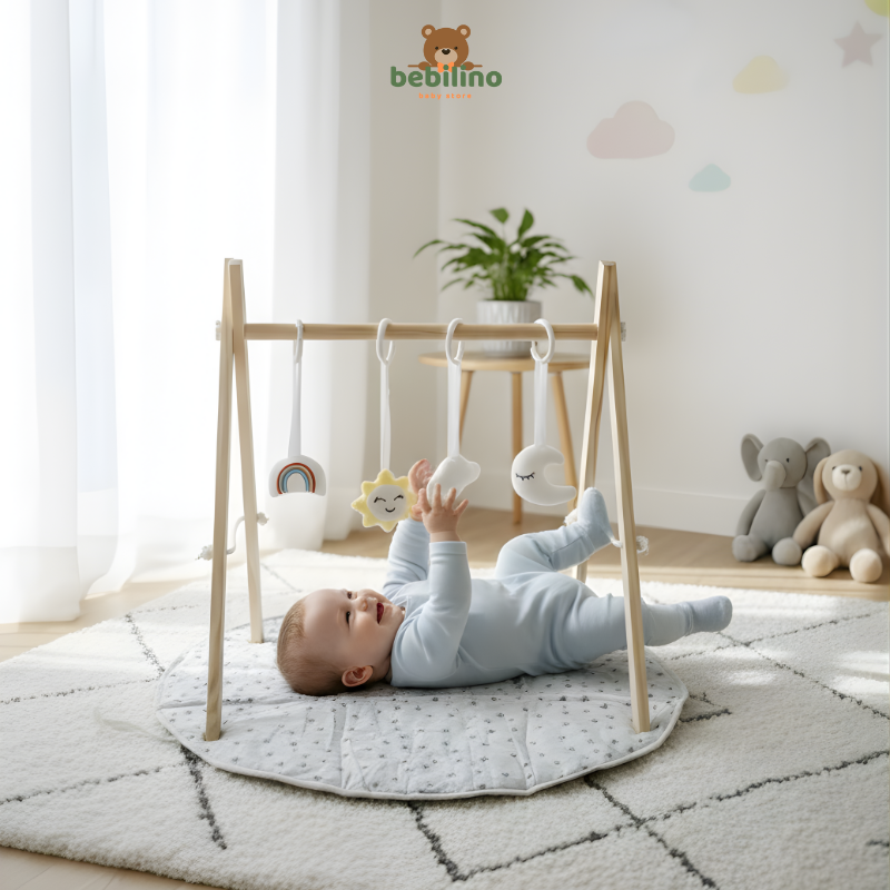 DRVENI BABY GYM I PODLOGA